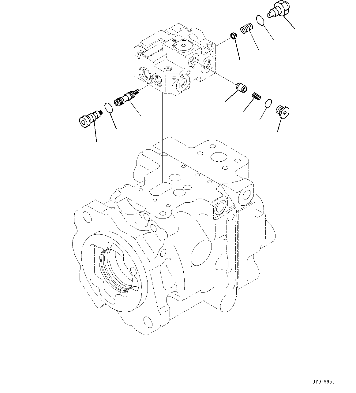 Пробка 708-1W-49240 KOMATSU