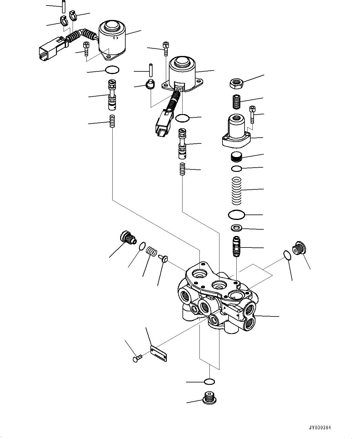 SOLENOID VALVE, ASSEMBLY 22N-60-52200 KOMATSU