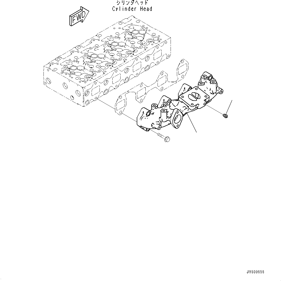 Manifold, Exhaust 6276-11-5110 KOMATSU