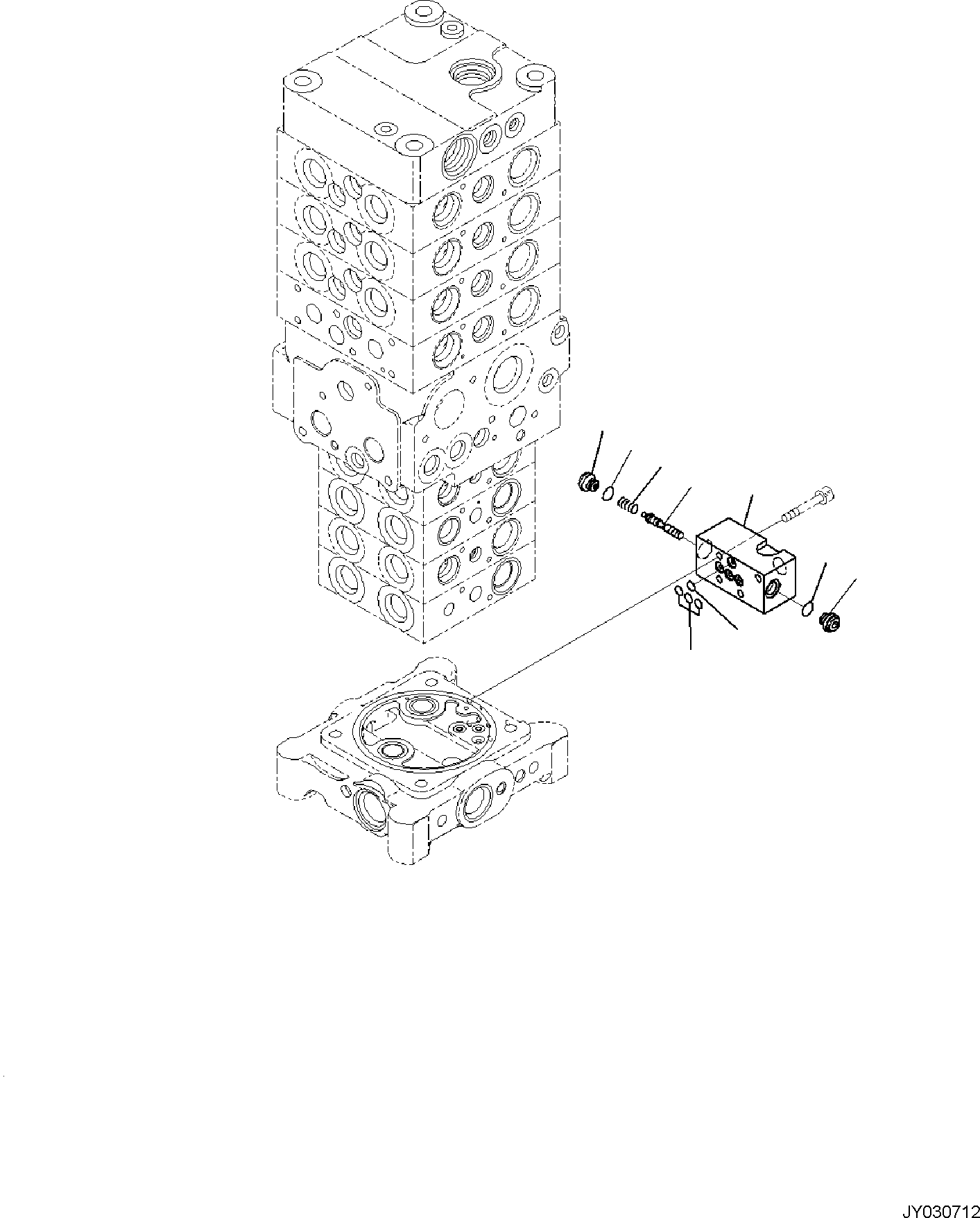 Клапан управления в сборе 723-58-22602 KOMATSU