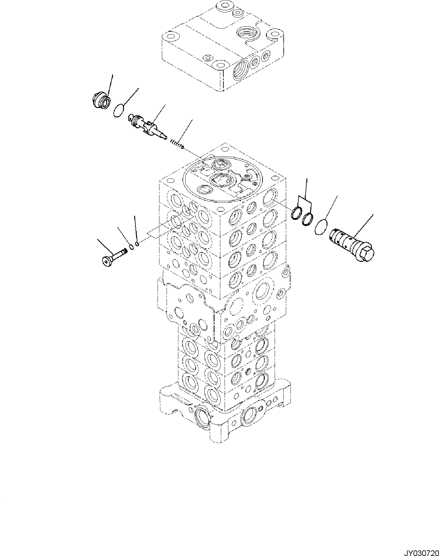 Клапан (подузел) 723-50-70400 KOMATSU