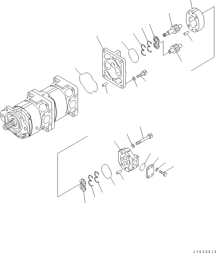 PUMP ASS'Y,(SAL20) 705-33-26540 KOMATSU