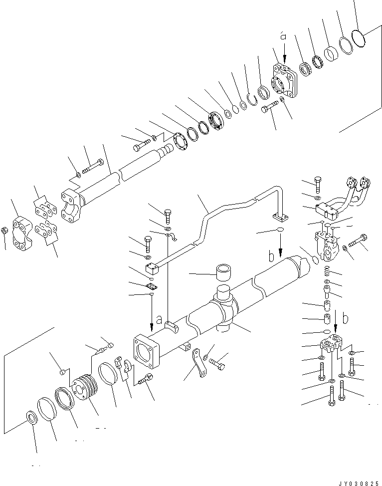 Трубка правая 707-86-16360 KOMATSU