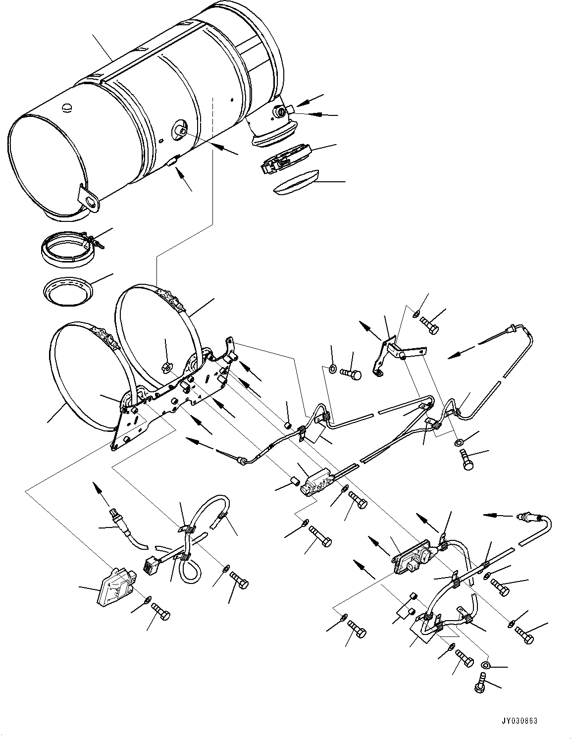 SCR Assembly 6544-01-0150 KOMATSU