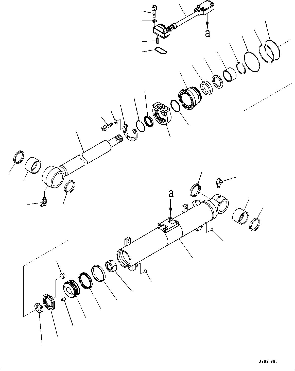 Головка цилиндра 707-97-07540 KOMATSU