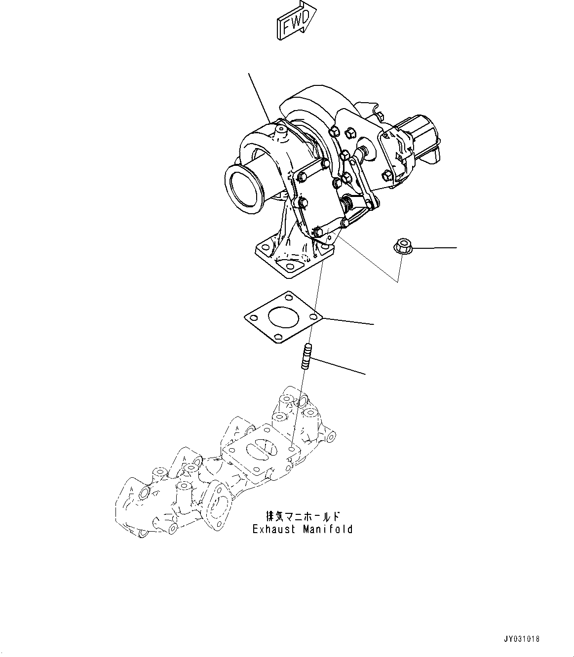 Turbocharger 6276-81-8100 KOMATSU
