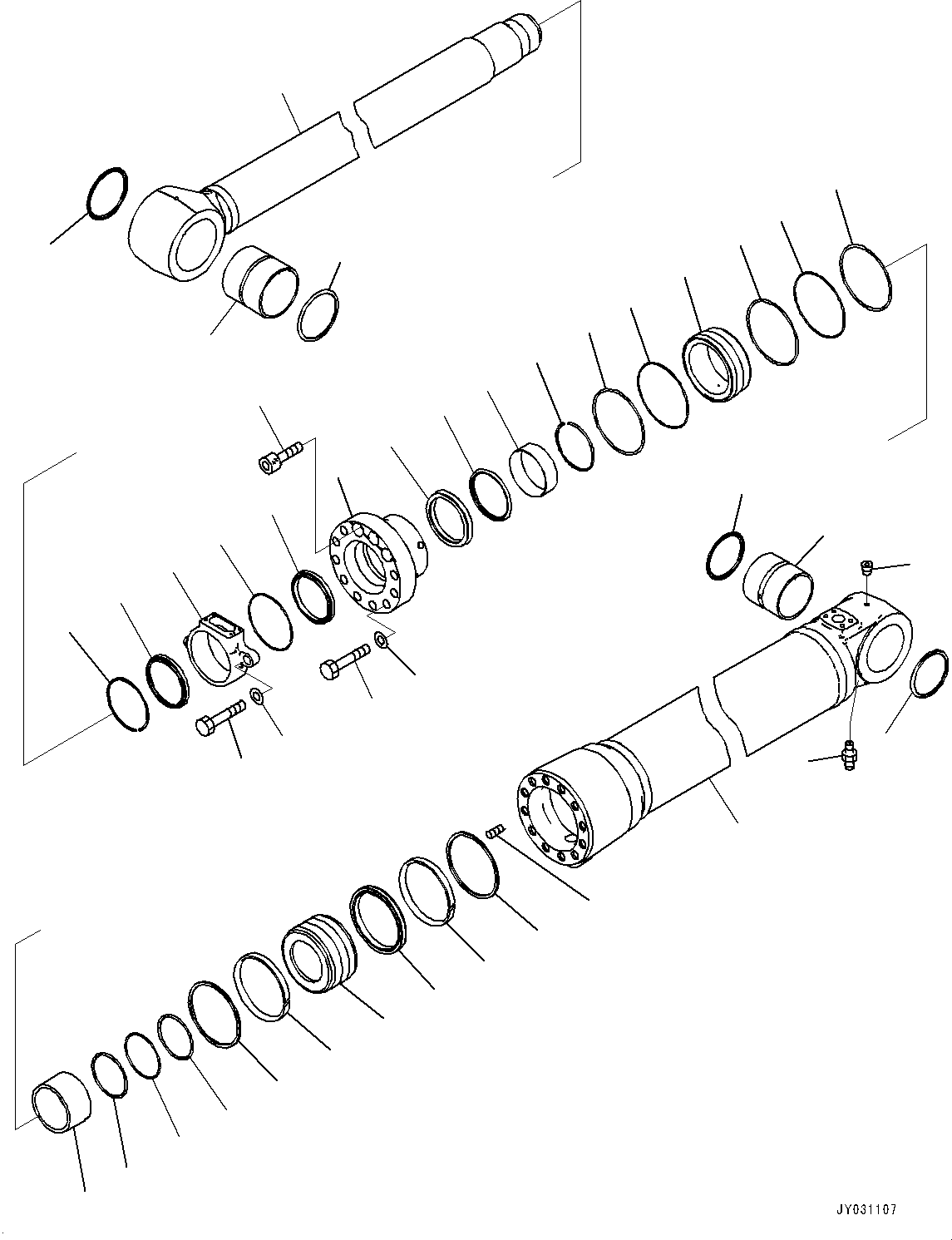 Болт с внутренним шестигранником 01252-72055 KOMATSU