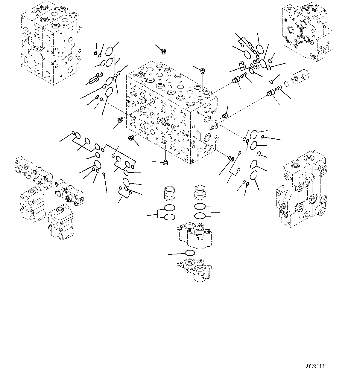 Уплотнительное кольцо круглого сечения 723-46-18990 KOMATSU