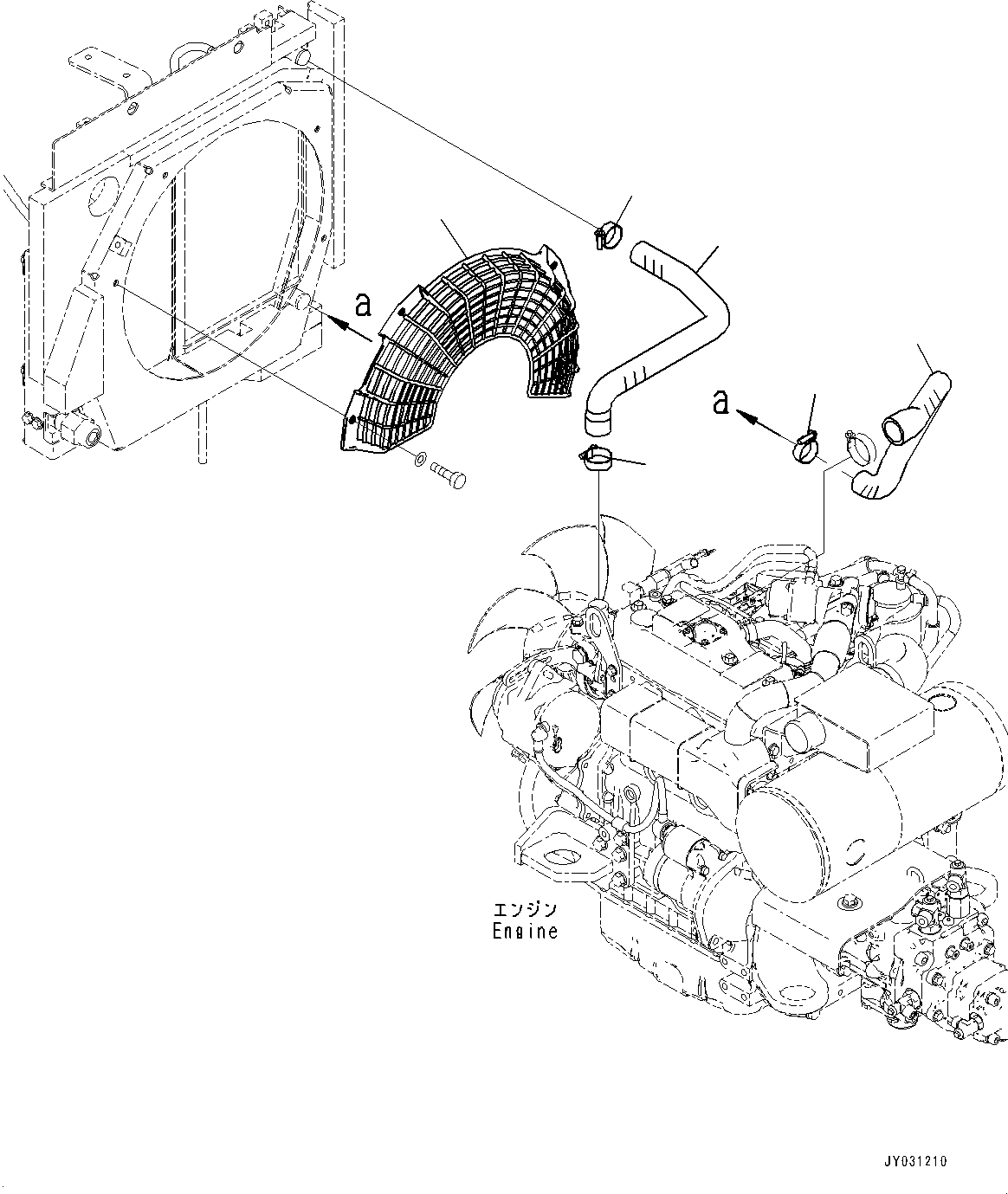 Шланг 22F-03-51110 KOMATSU
