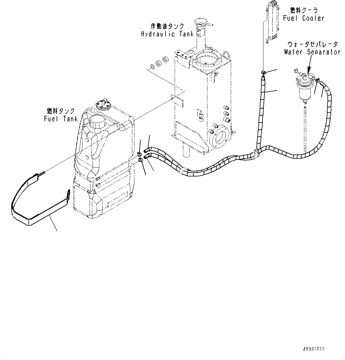 HOSE, ASSEMBLY 22F-04-51220 KOMATSU