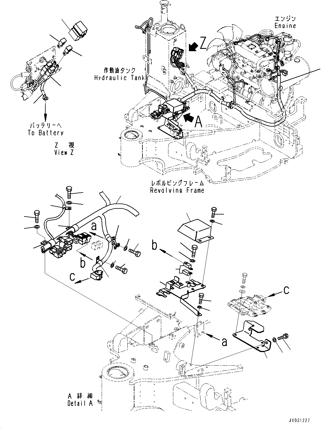 Кабель 22F-06-51140 KOMATSU