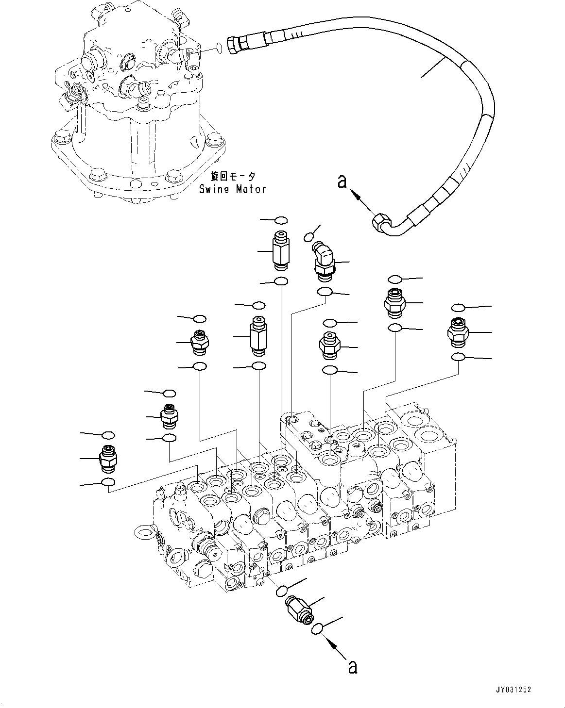 Шланг 22F-62-54330 KOMATSU