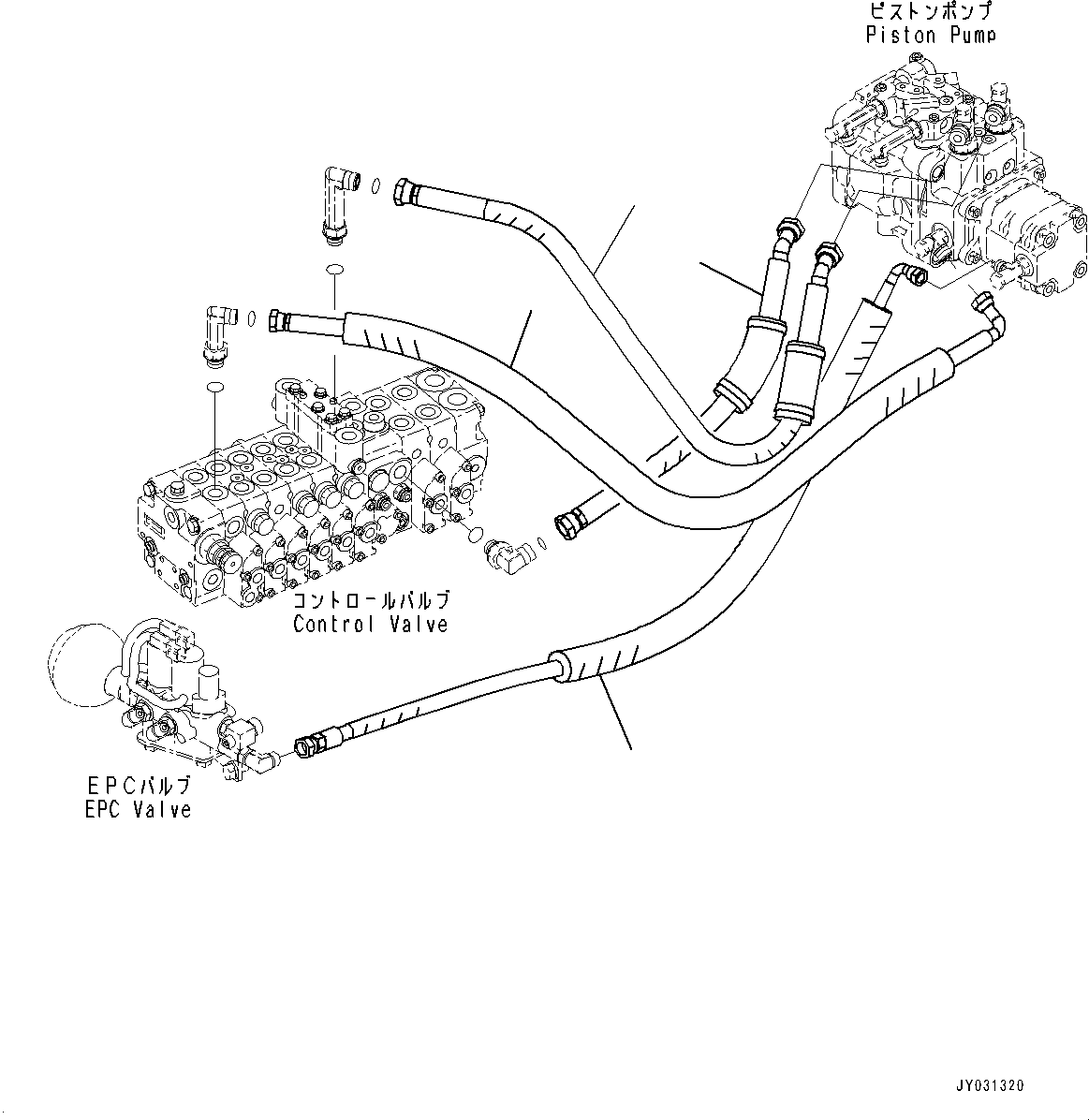 Шланг 22F-62-52130 KOMATSU