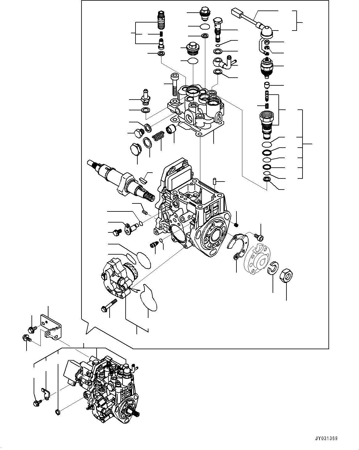 Колпачок YM129263-77941 KOMATSU