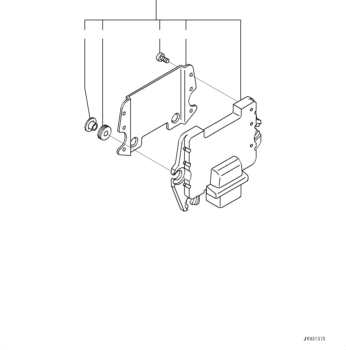 CONTROLLER, ASSEMBLY YM129017-75120 KOMATSU