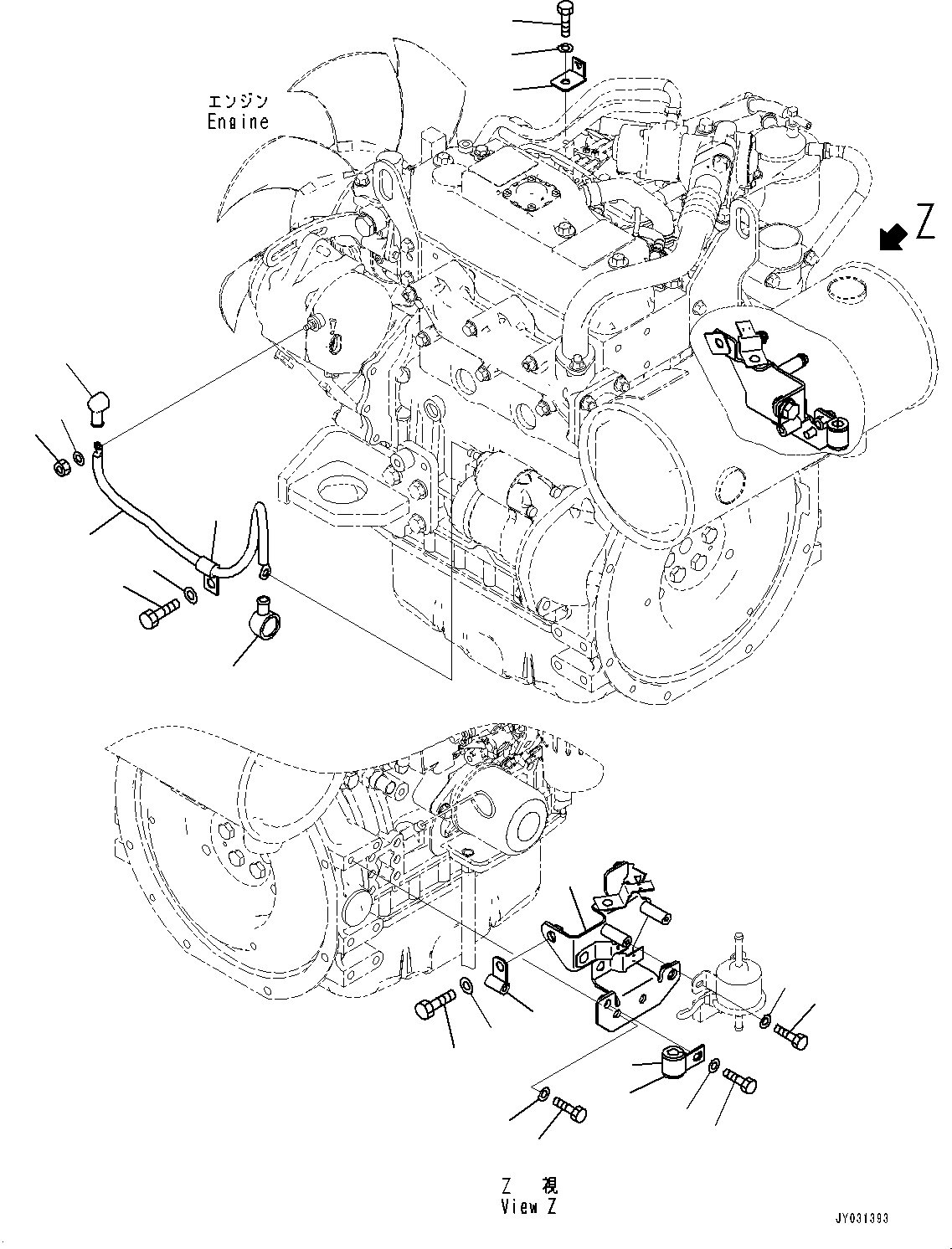 Кронштейн 22F-01-51620 KOMATSU