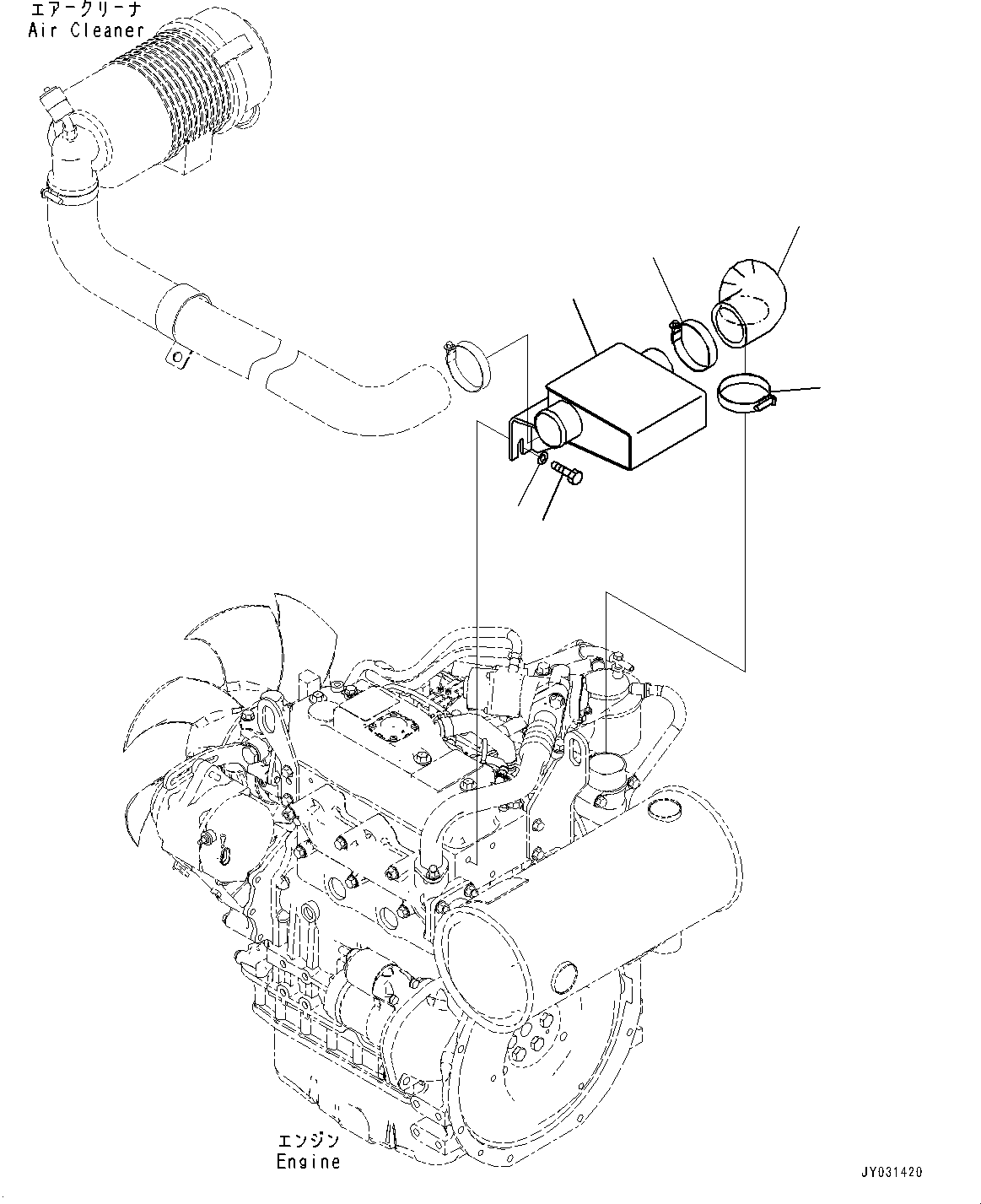 Шланг 22F-01-51110 KOMATSU