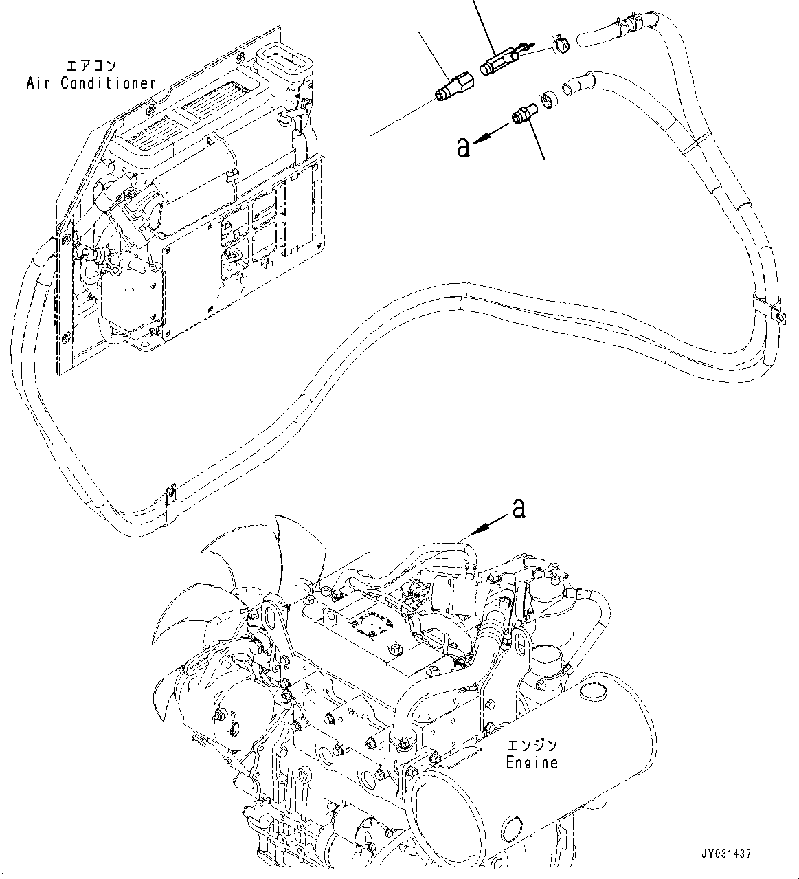 Ниппель 22F-977-5110 KOMATSU