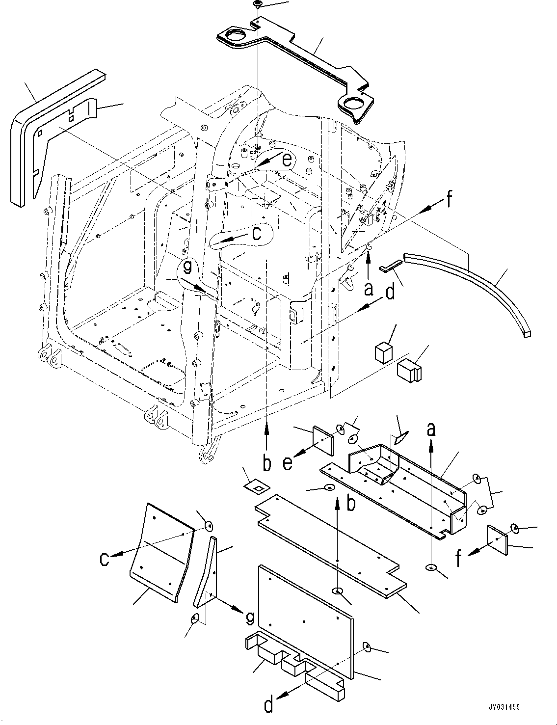 Лист 22F-54-59110 KOMATSU