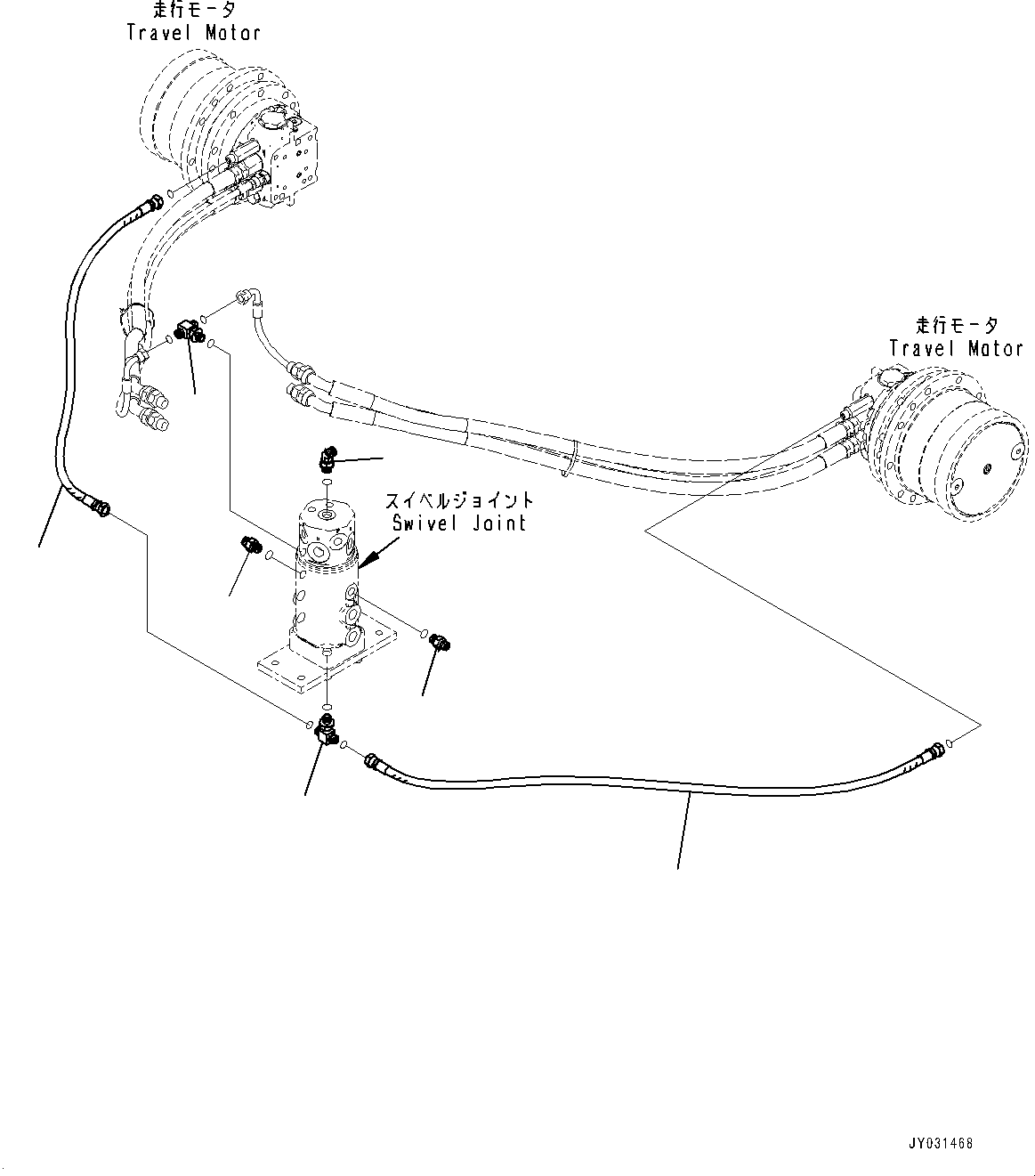 Шланг 22F-62-51110 KOMATSU