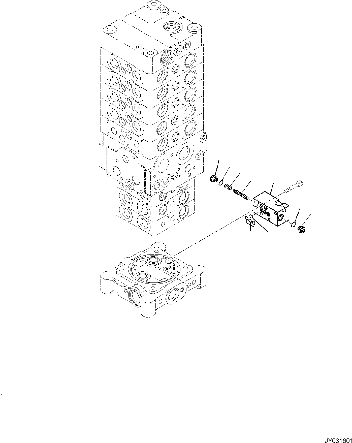 Клапан управления в сборе 723-58-22502 KOMATSU