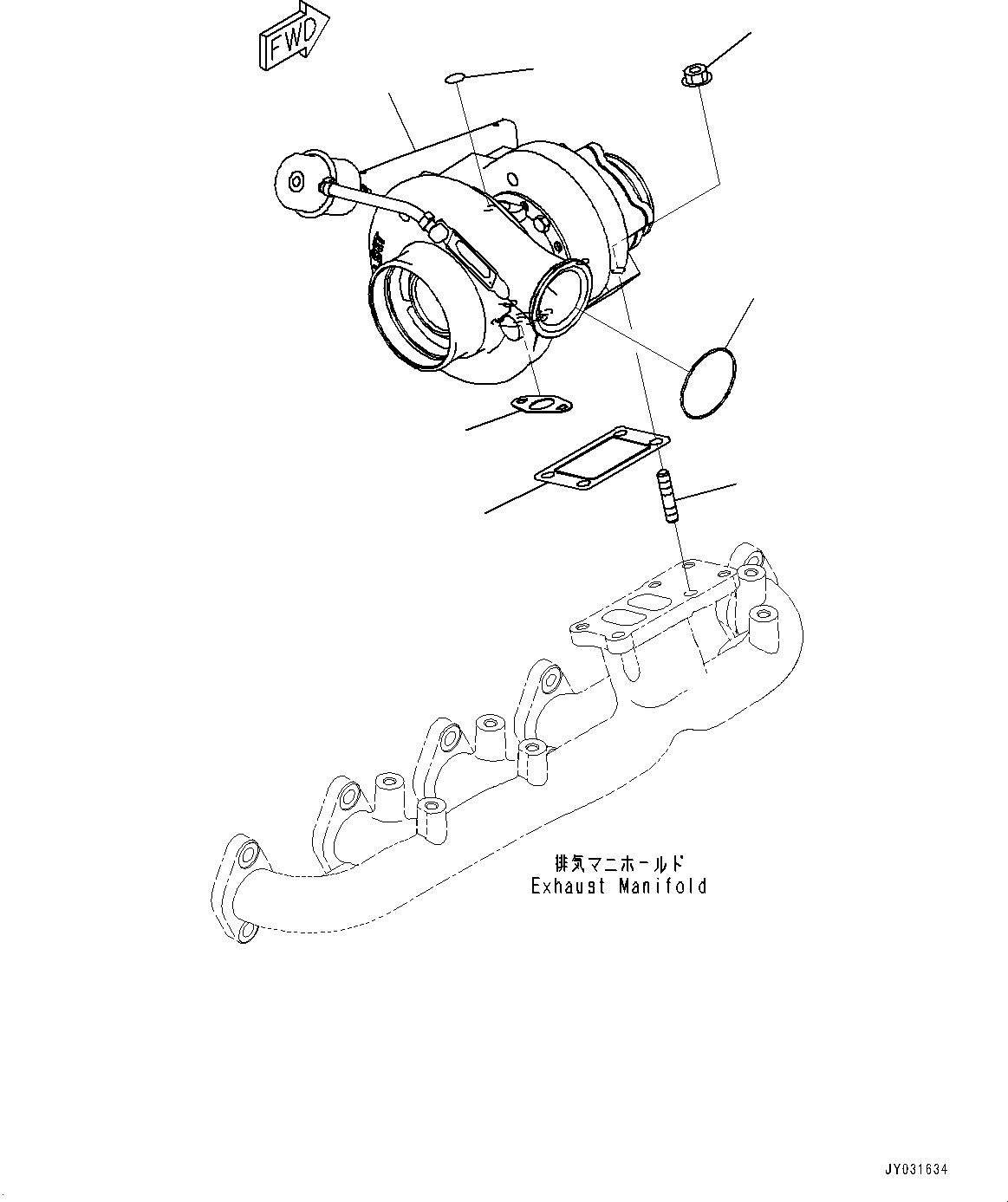 Turbocharger Kit 6754-81-8470 KOMATSU
