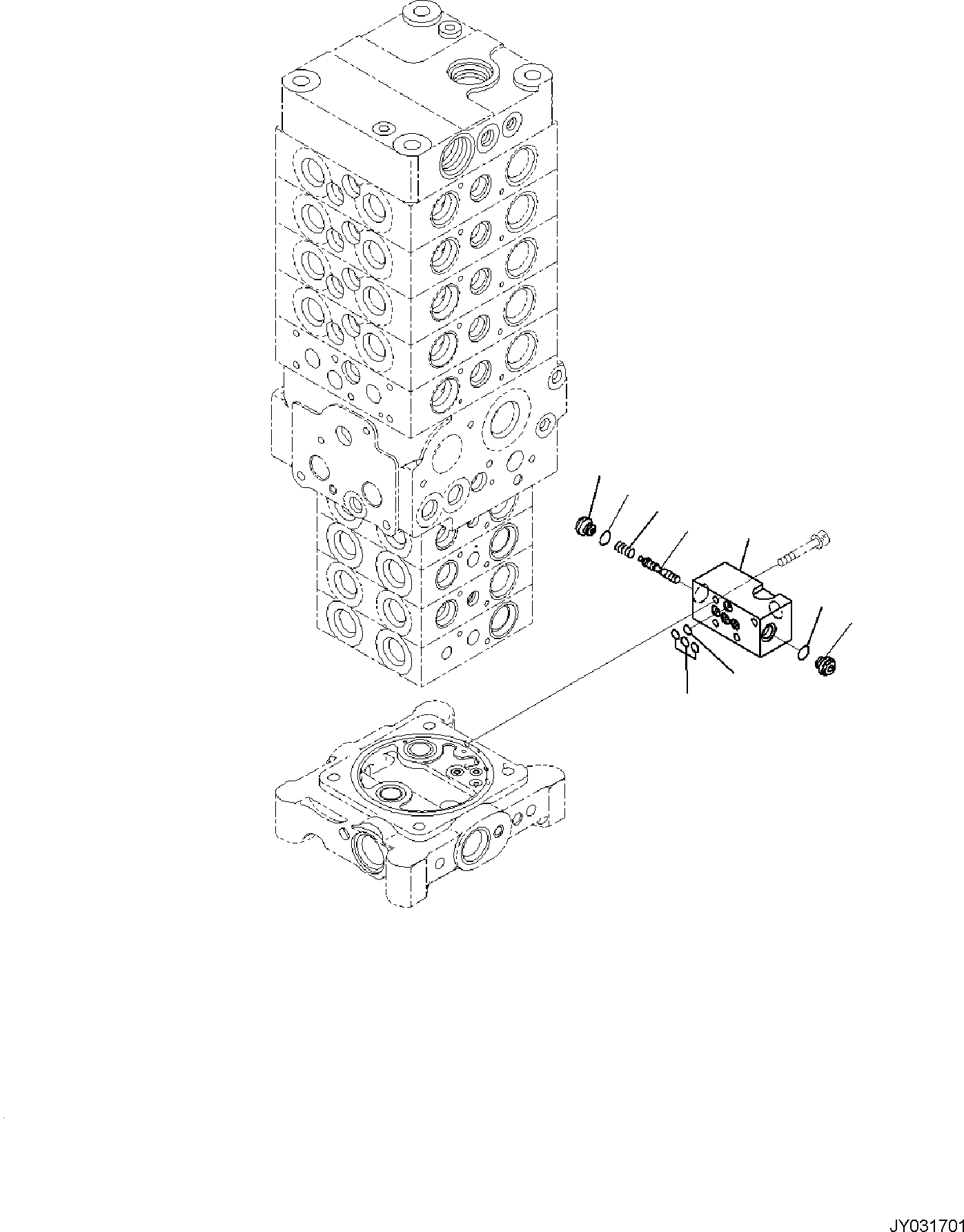 Клапан управления в сборе 723-59-22602 KOMATSU