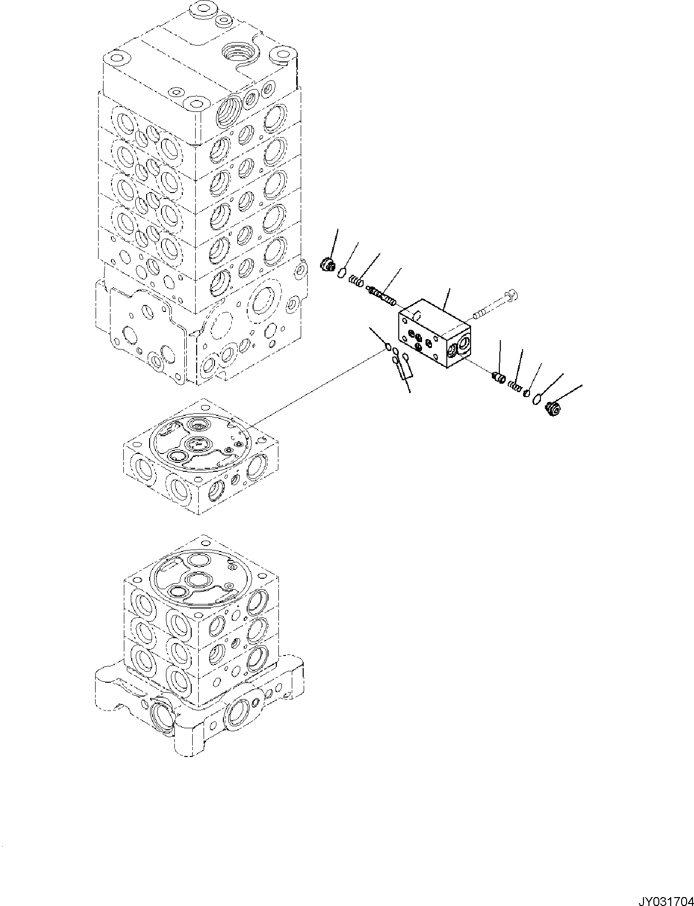 Клапан управления в сборе 723-59-22600 KOMATSU