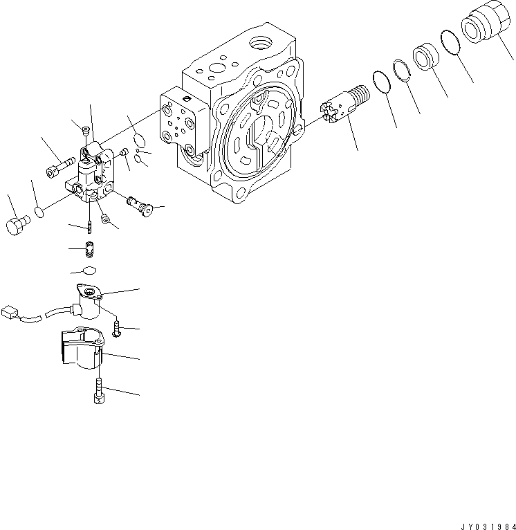 Spool Assembly 708-7H-01020 KOMATSU