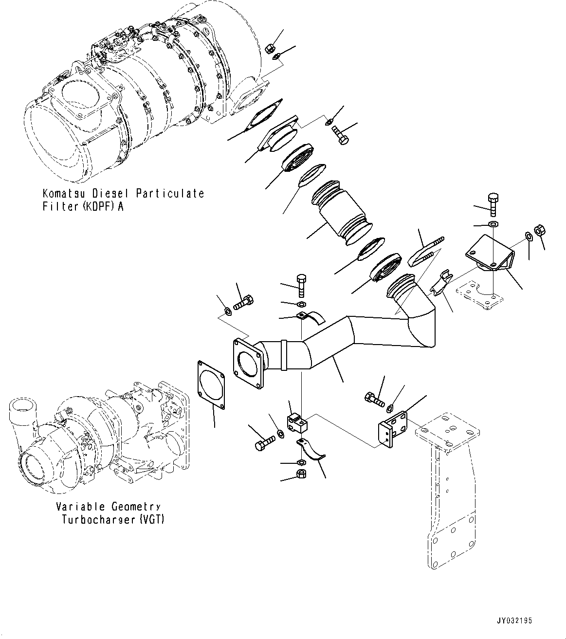 Трубка 6246-11-5610 KOMATSU