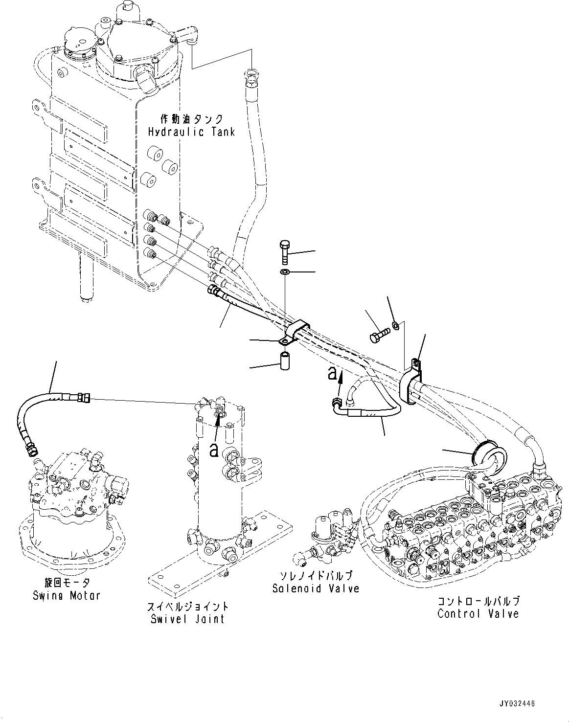 Шланг в сборе 22N-910-5740 KOMATSU