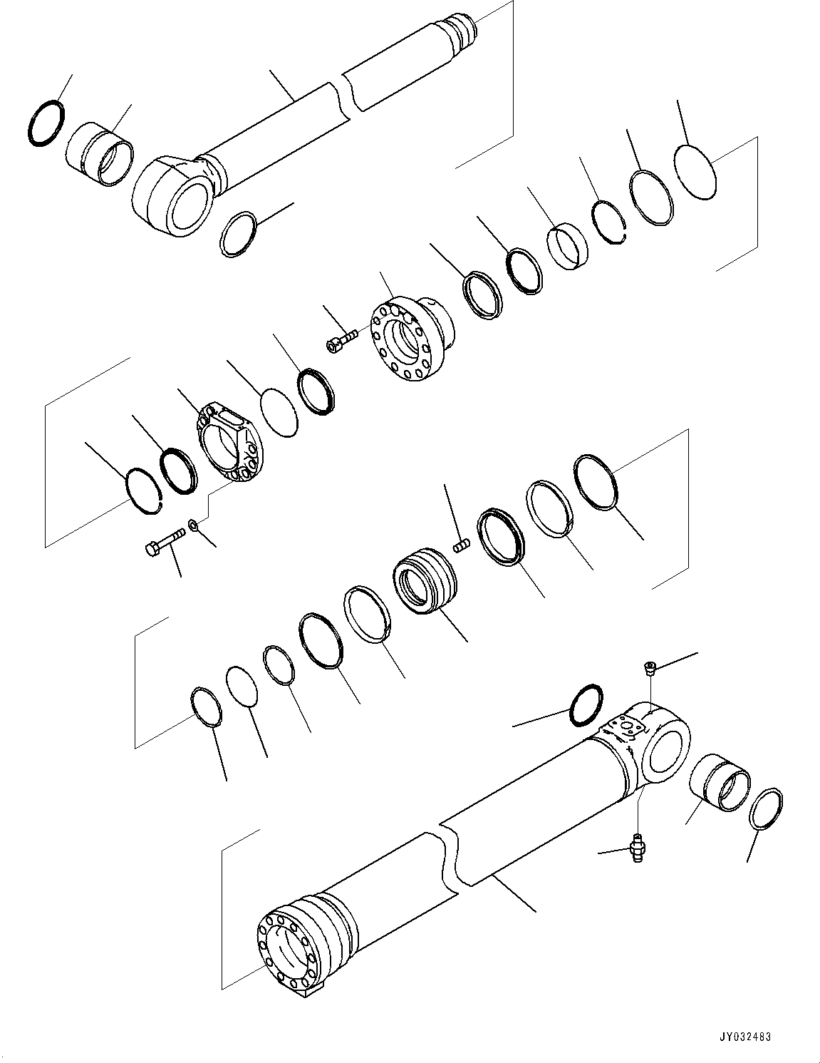 Болт с внутренним шестигранником 01252-A1845 KOMATSU