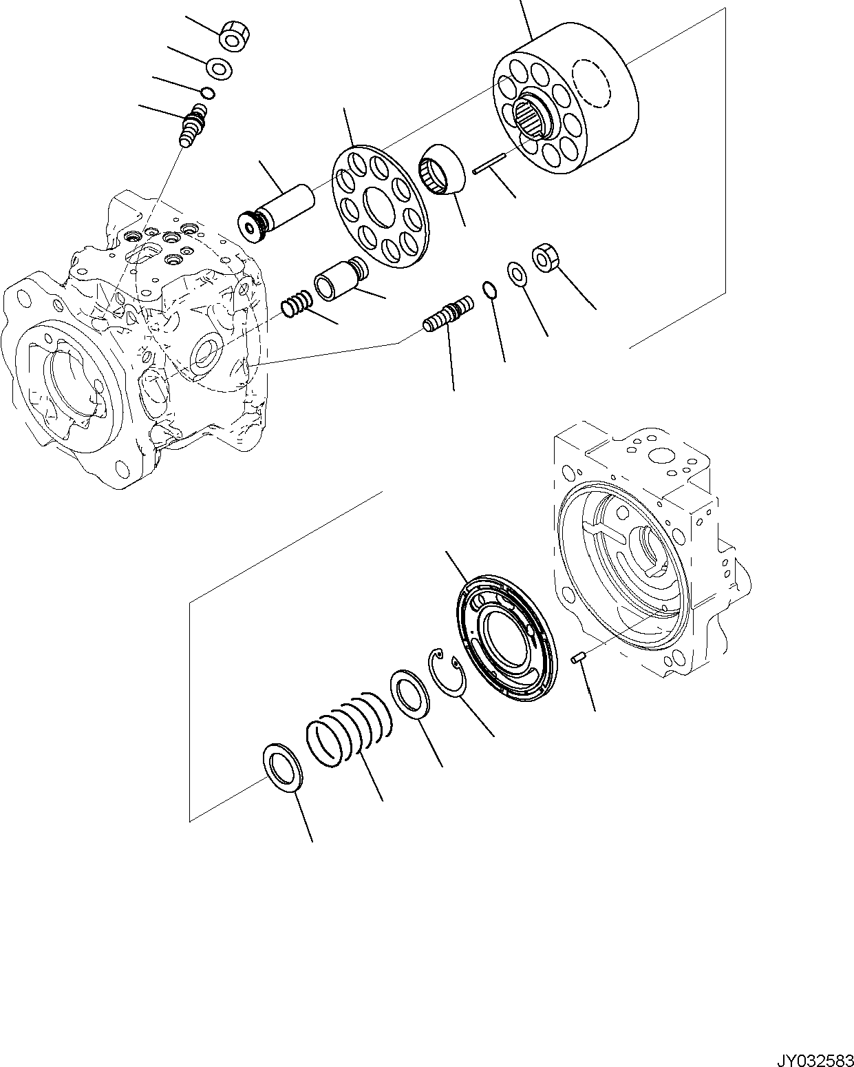 PUMP, ASSEMBLY (708-1W-00590) KOMATSU