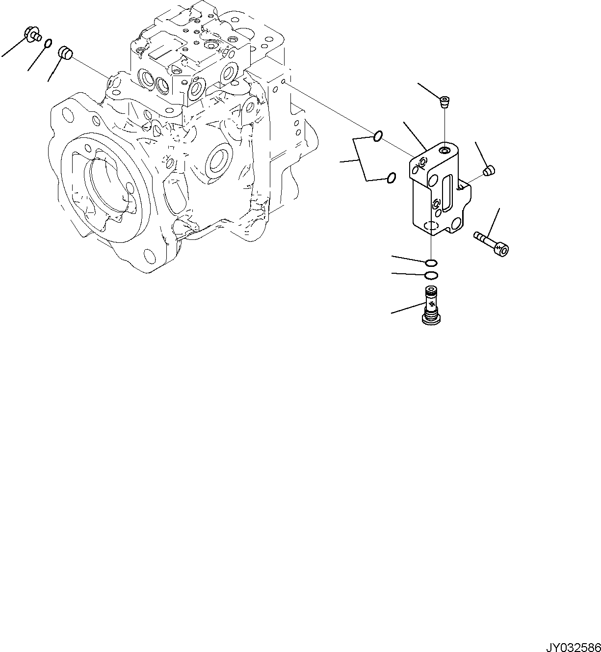 Дроссель (жиклёр) 708-1W-45710 KOMATSU