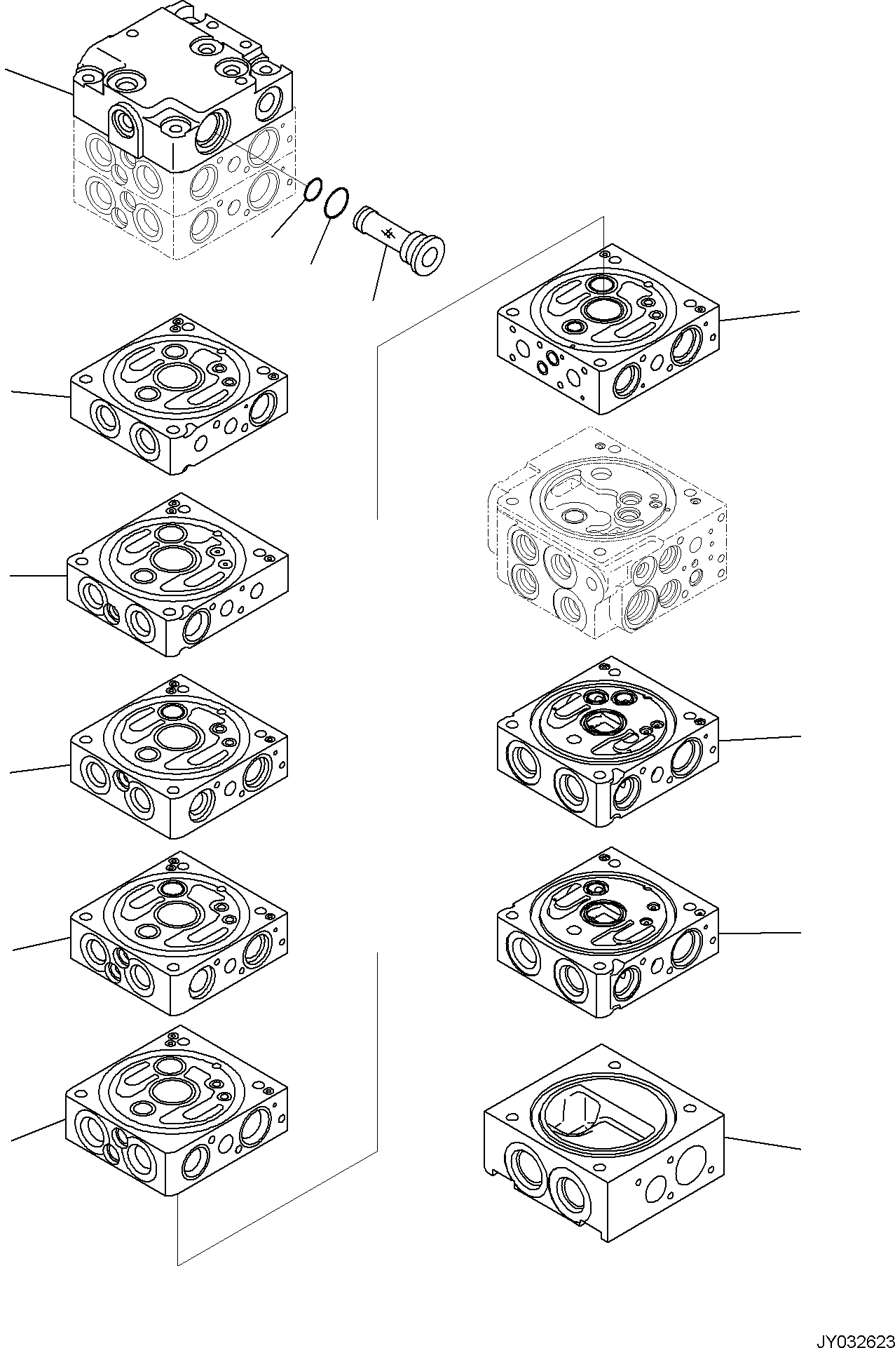 CONTROL VALVE, ASSEMBLY 723-1A-18802 KOMATSU