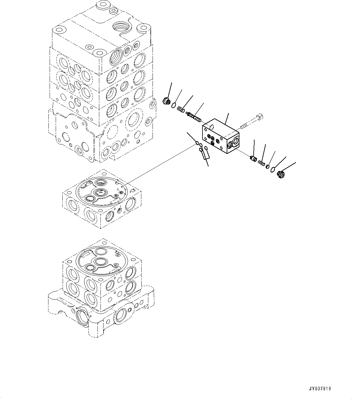 Управляющий клапан 723-56-15803 KOMATSU