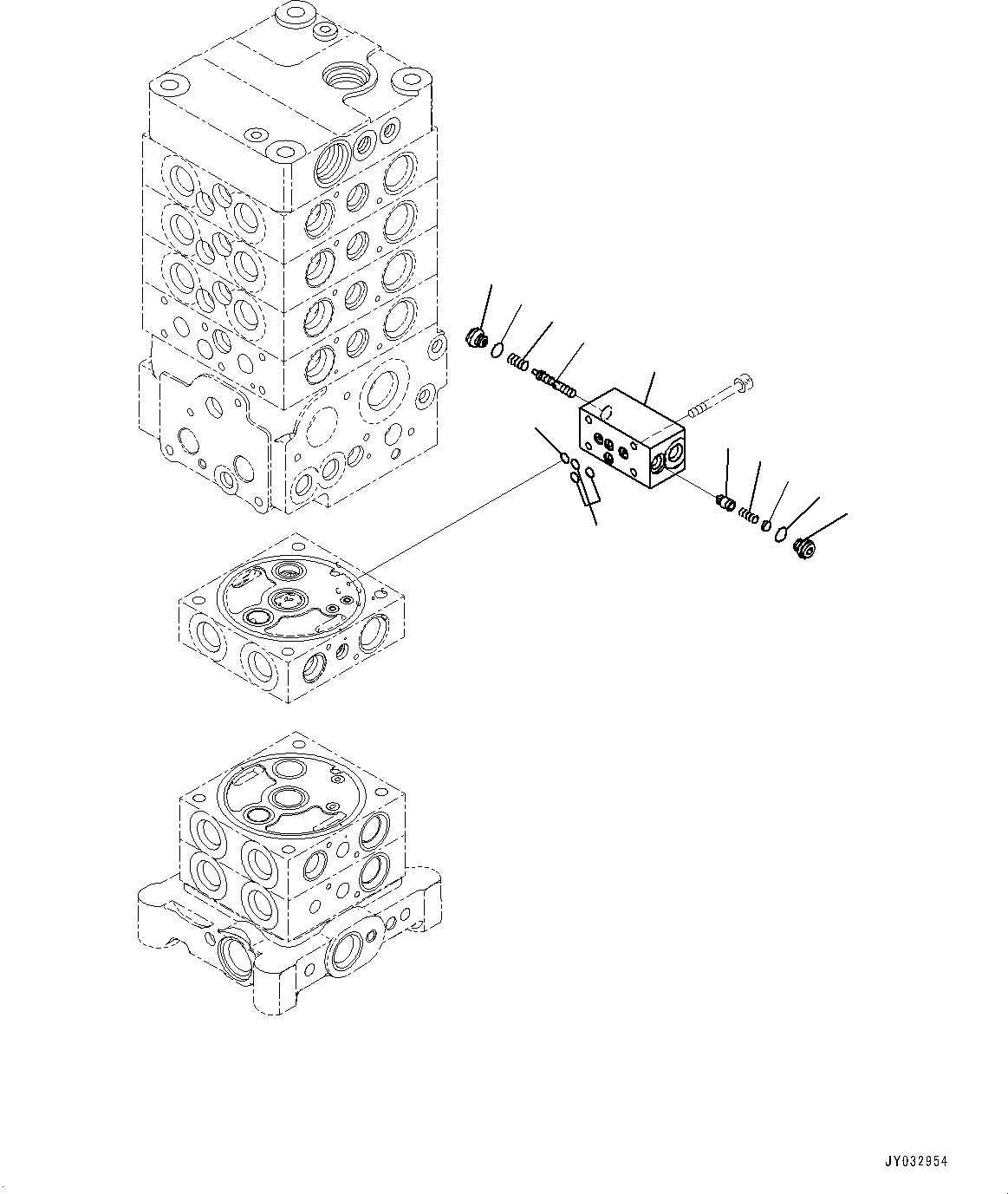 Клапан управления в сборе 723-57-15803 KOMATSU