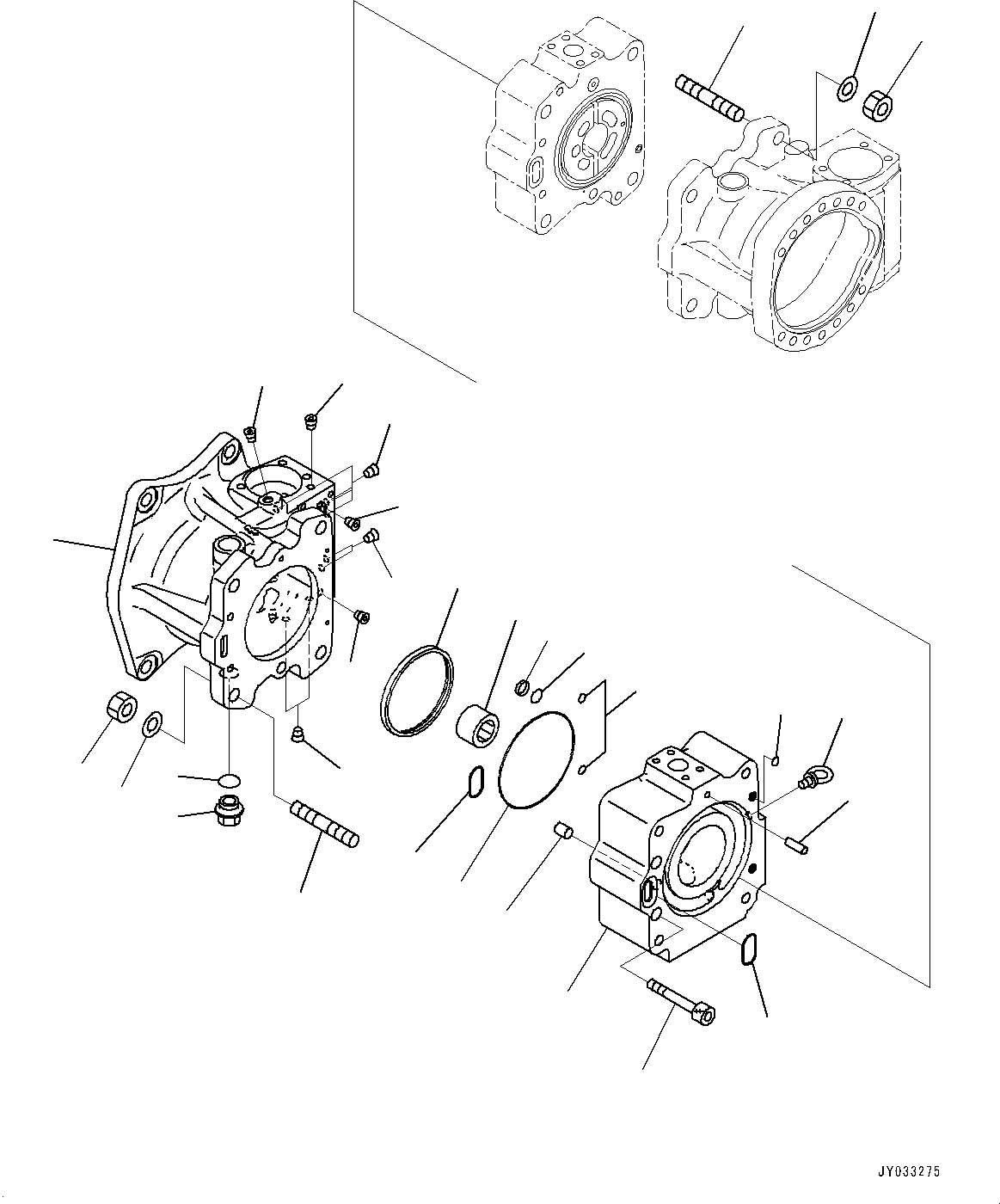 Насос (подузел) (708-2L-08021) KOMATSU
