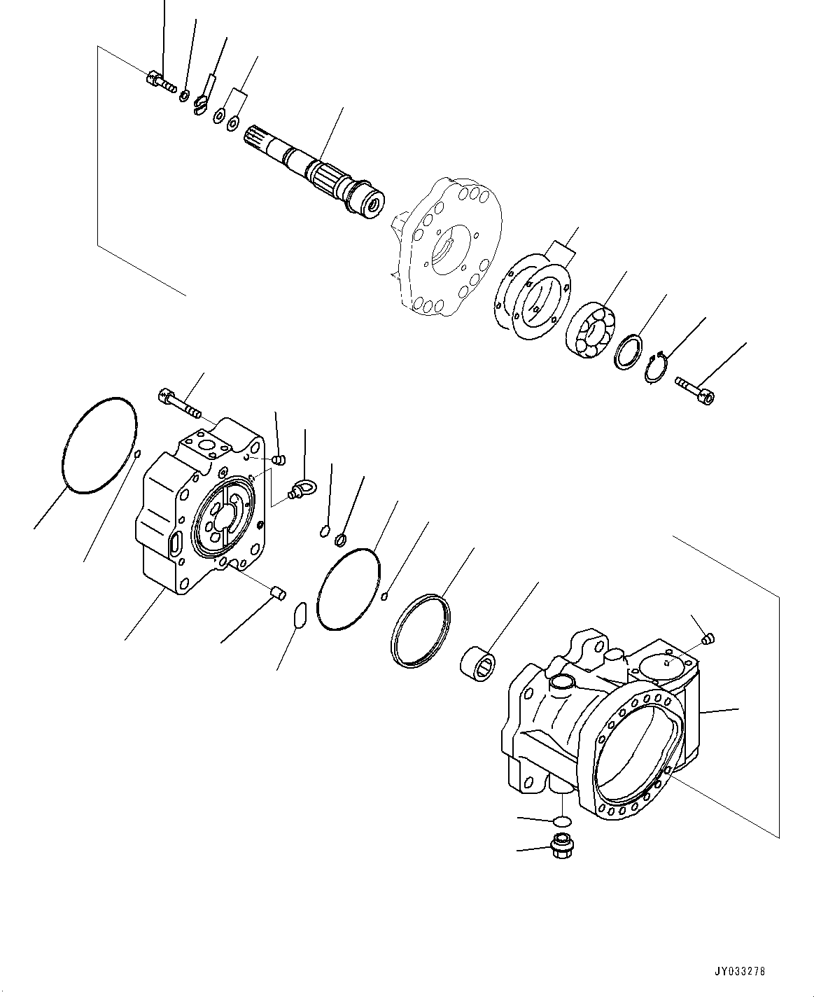 Cap Assembly, End (708-2L-05430) KOMATSU
