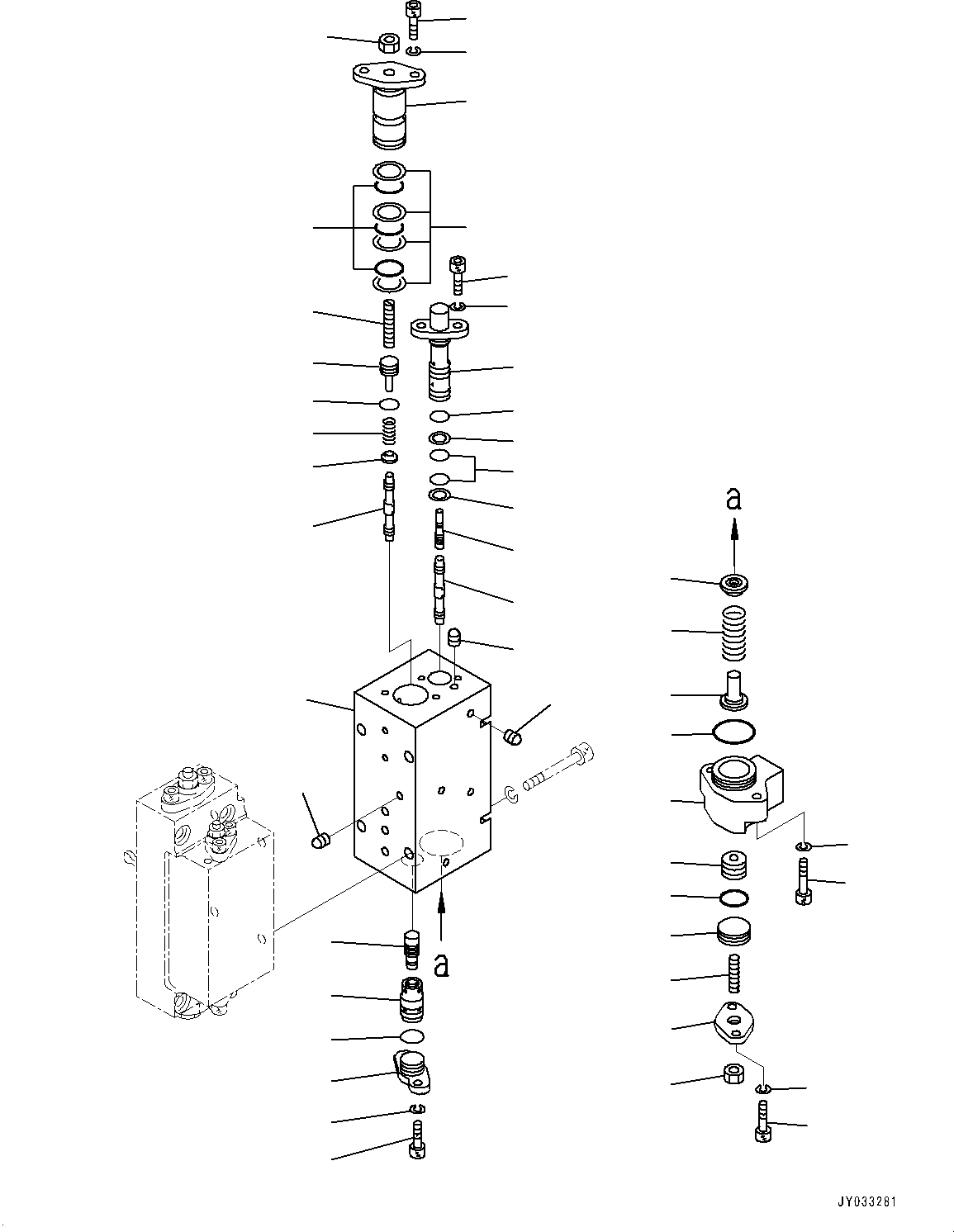 Valve Assembly, NC and Cut-off (708-25-09681) KOMATSU