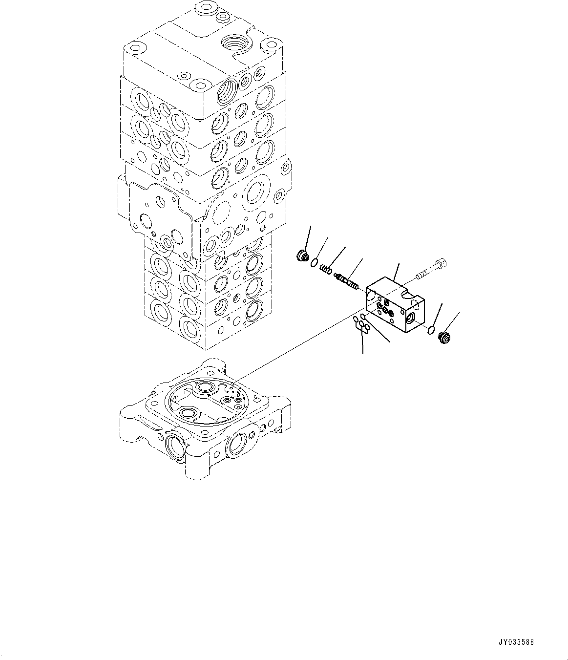 Клапан управления в сборе 723-57-15702 KOMATSU
