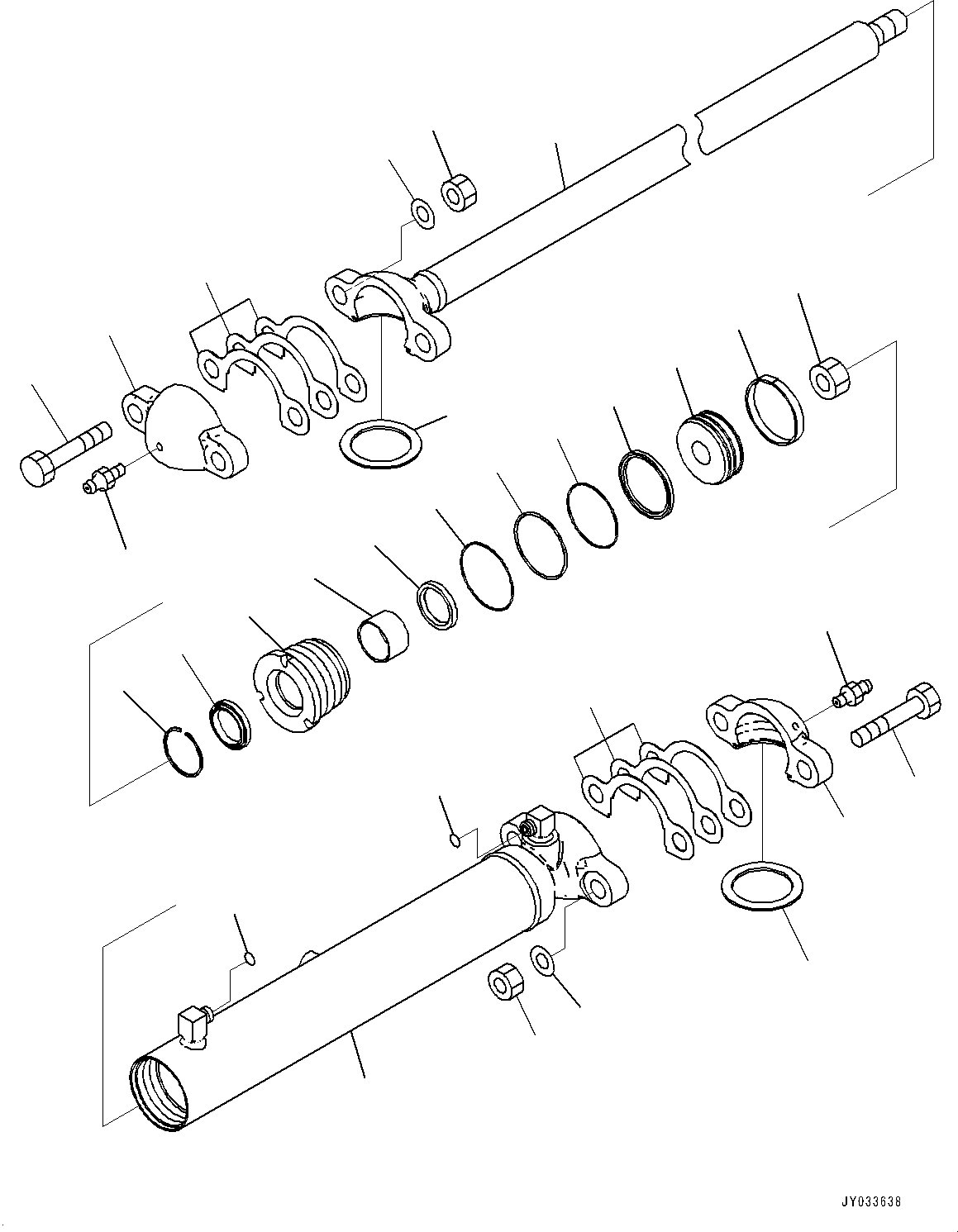 Шток поршня 707-60-45030 KOMATSU