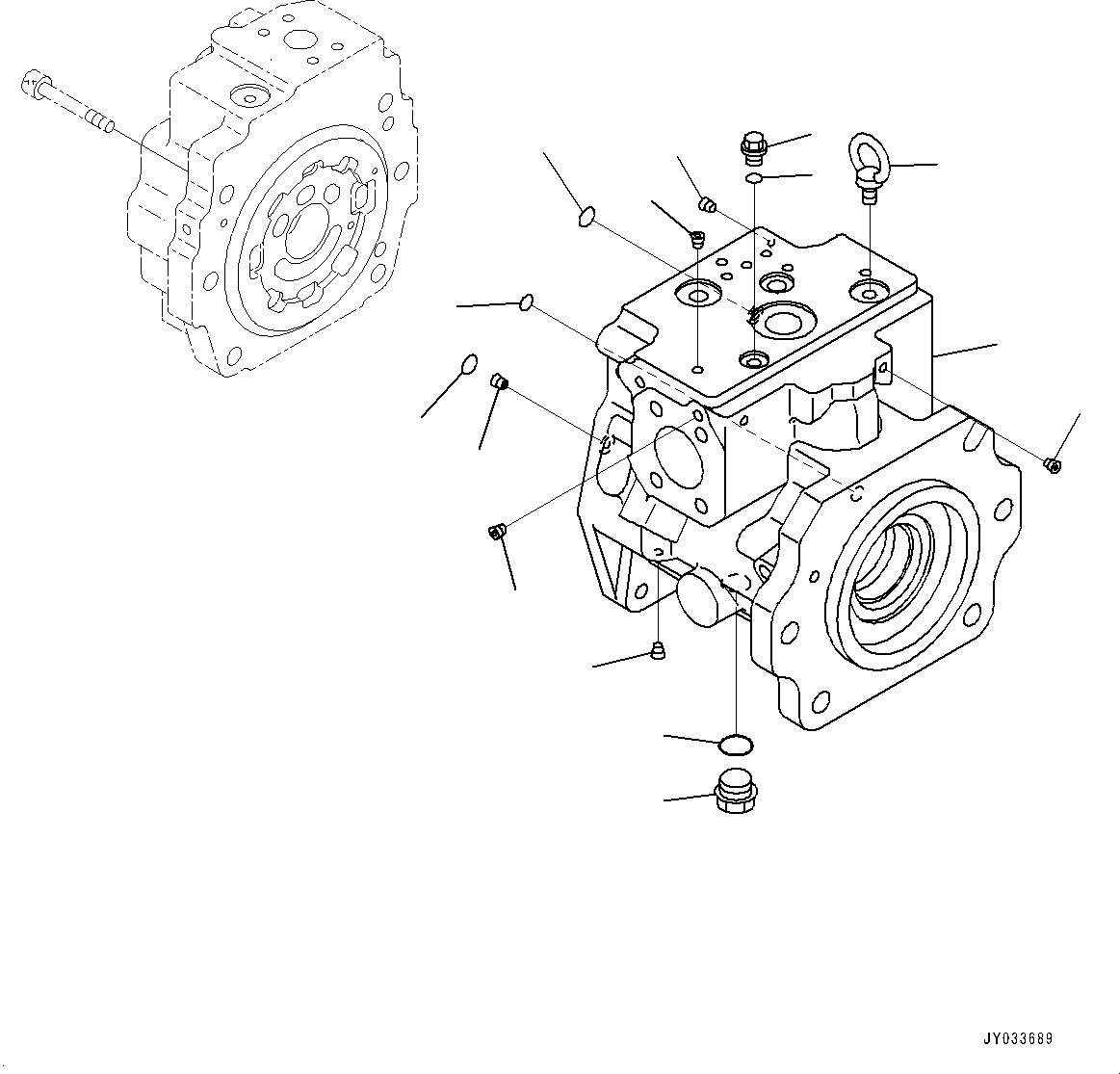 Case Assembly, Front (708-1L-04270) KOMATSU