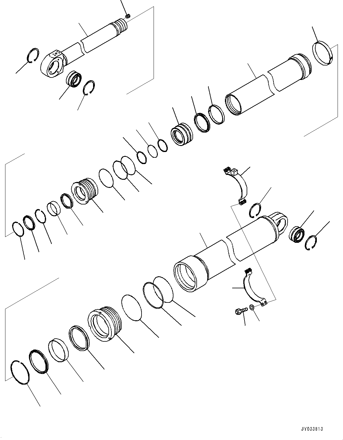 Ring, Back-up, (Kit : K05) 707-35-32020 KOMATSU