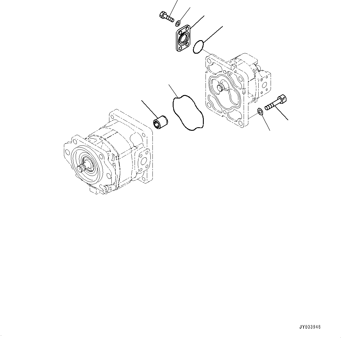 Pump Assembly, Gear (SAR 72 + 32) 705-52-30A90 KOMATSU