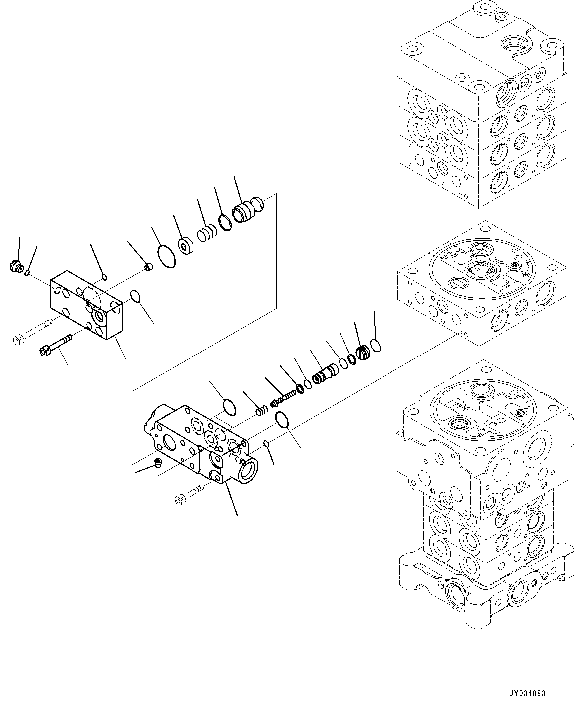 Клапан в сборе 723-50-53400 KOMATSU