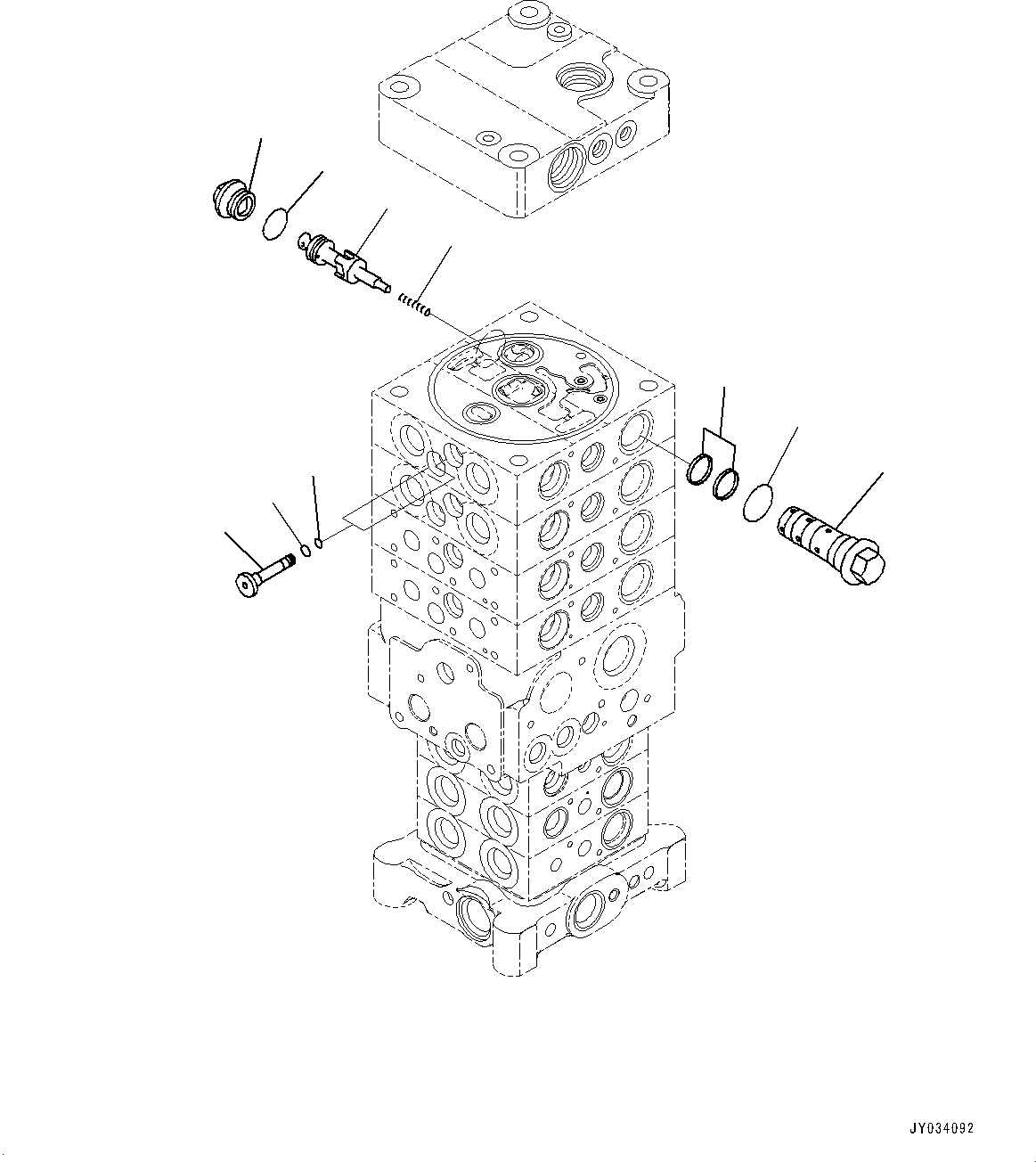 Клапан (подузел) 723-50-71600 KOMATSU