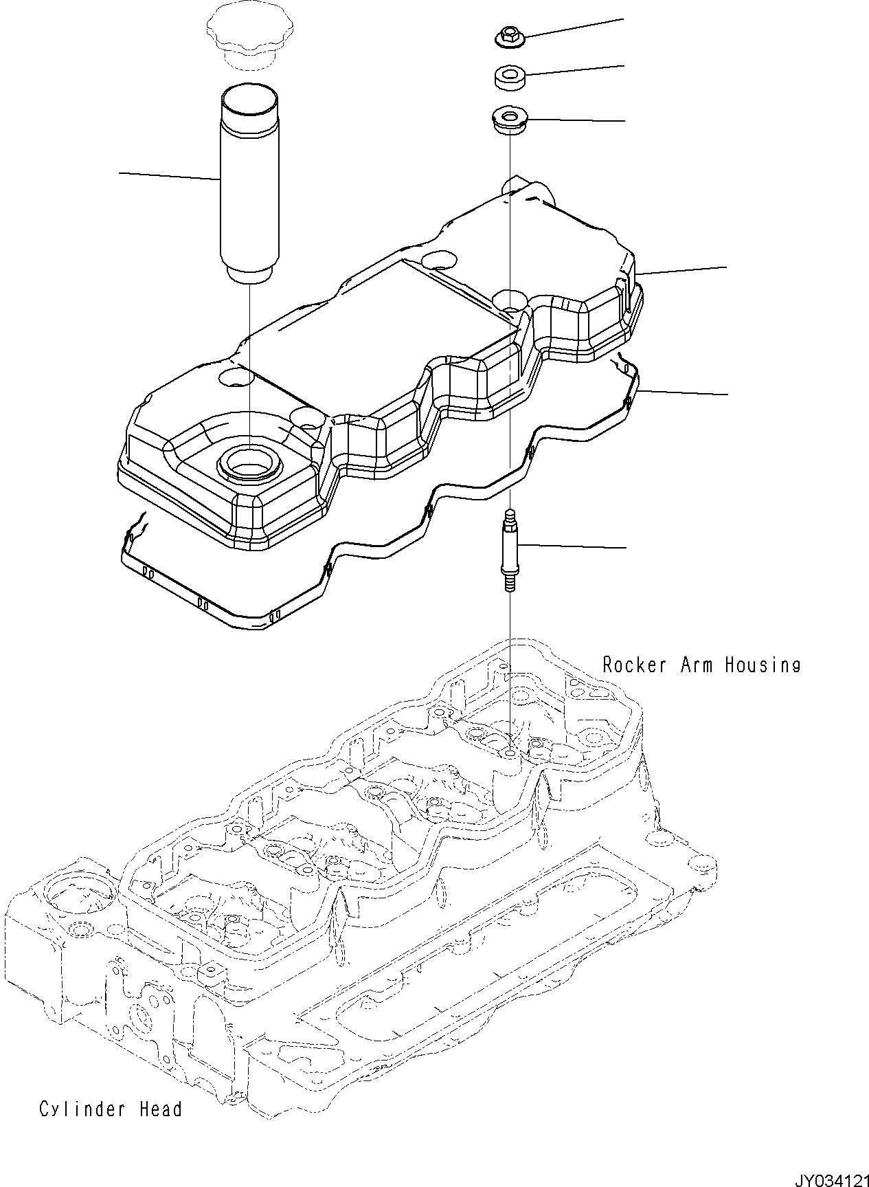 Крышка 6753-11-8170 KOMATSU