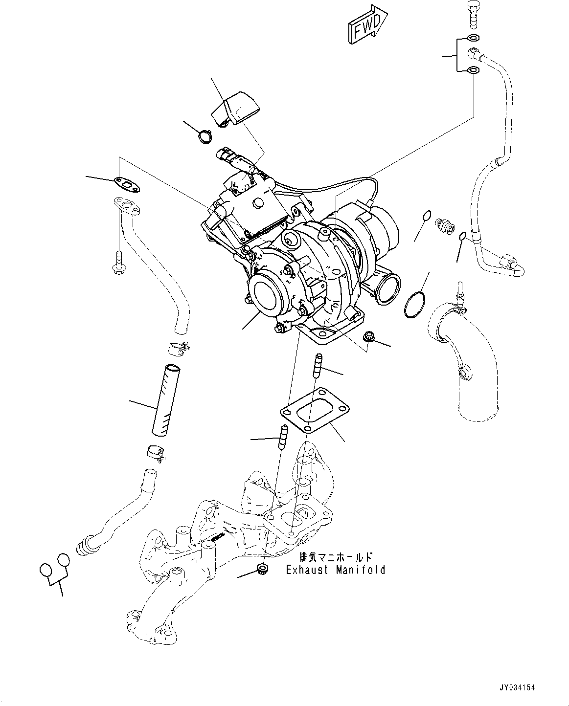 Turbocharger Kit 6753-81-8090 KOMATSU