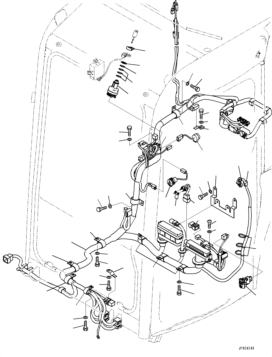 Жгут проводов 22N-06-59110 KOMATSU